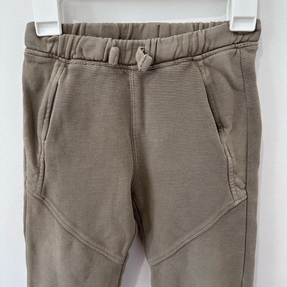Zara Boys Olive Green Jogger Pants - Size: 4-5 - Picture 3 of 4
